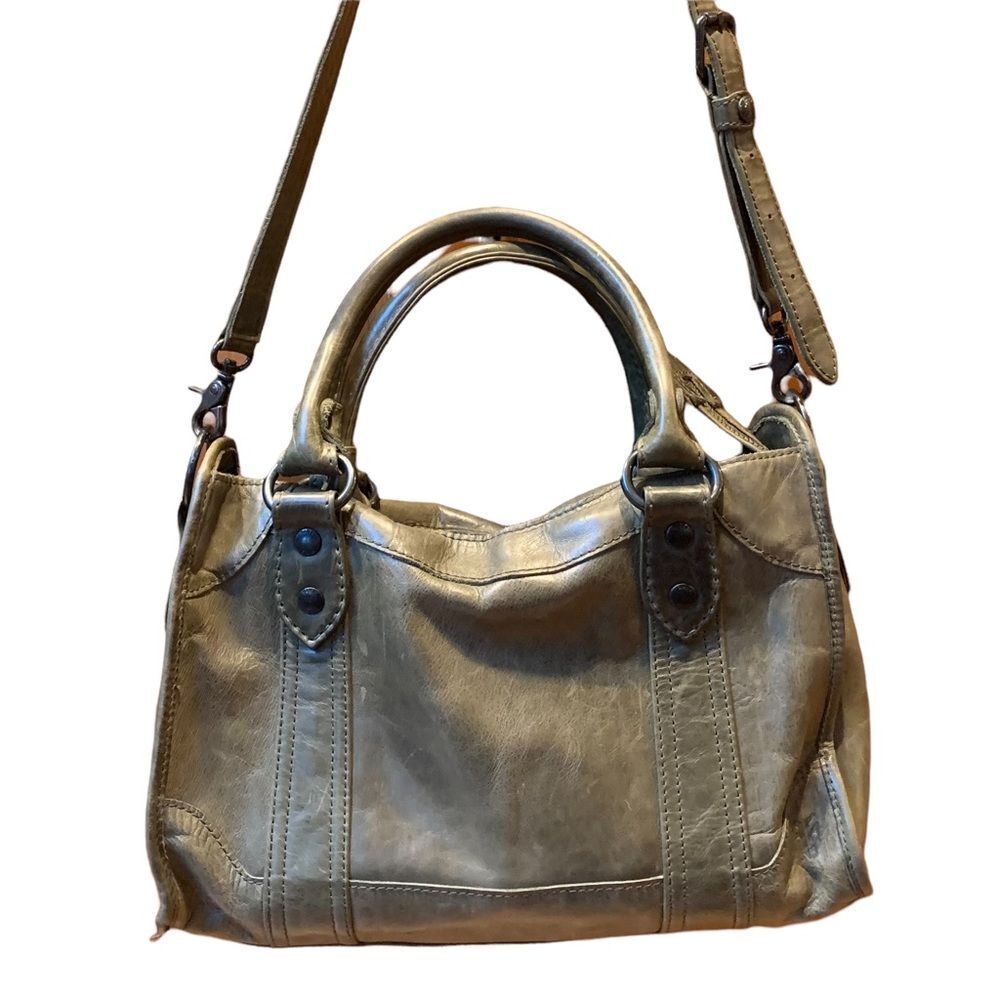 Frye‎ Melissa Green Leather Crossbody Shoulder Bag